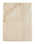 Bibs Κουβέρτα πλεκτή Pointelle Ivory