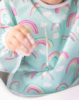 Bumkins Σαλιάρα Αδιάβροχη Sleeved Bib Rainbows