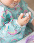 Bumkins Σαλιάρα Αδιάβροχη Sleeved Bib Rainbows