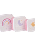Ταπεράκια Φαγητού Rainbow Σετ 3τμχ