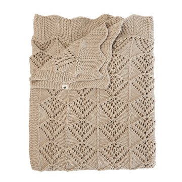 Bibs Κουβέρτα πλεκτή Wavy Vanilla