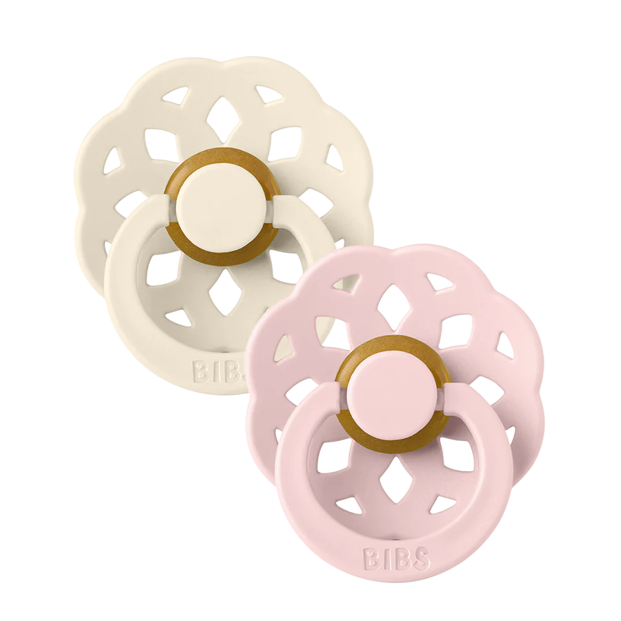 Bibs πιπίλες Boheme 2 τμχ Ivory - Blossom Μέγεθος 2