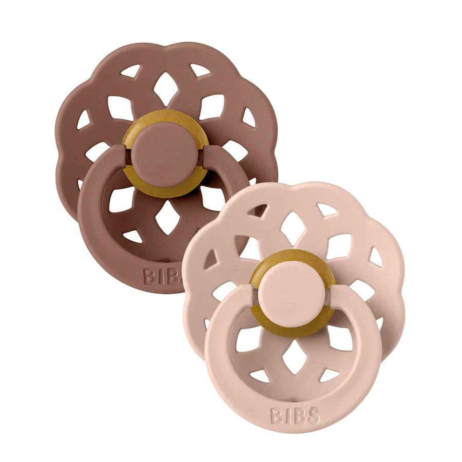 Bibs πιπίλες Boheme 2 τμχ Woodstuck - Blush Μέγεθος 2