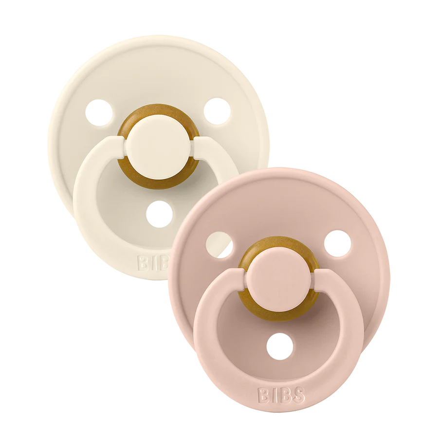 Bibs πιπίλες Colour 2 τμχ Ivory - Blush Μέγεθος 2