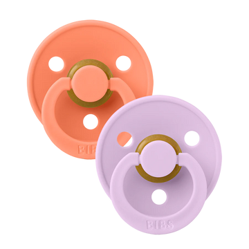 Bibs πιπίλες Colour 2 τμχ Papaya - Violet Sky Μέγεθος 1