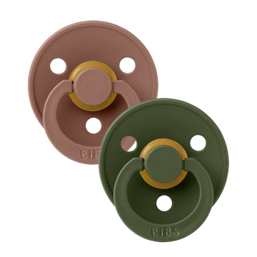 Bibs πιπίλες Colour 2 τμχ Woodchuck - Hunter Green Μέγεθος 1