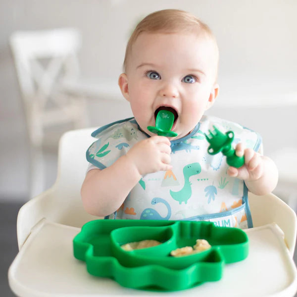Bumkins Superbib 3 Pack Boy Dino Σαλιάρα Αδιάβροχη